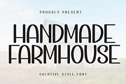 Handmade Farmhouse | Script Font, a Script Font by Scratchones (Thumbnail 1 of 8)