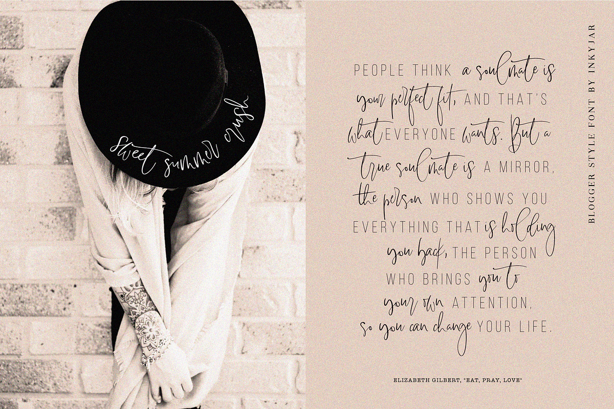 Lasiera Script Font | Blog style preview 8