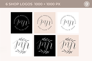 Editable ETSY shop branding kit, a Branding & Logo Template by Chakraborty Design (Thumbnail 8 of 9)
