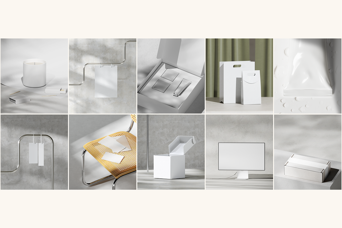 Mockup Bundle - New Modern coll., a Packaging Mockup by NOMINA (Photo 2 of 5)