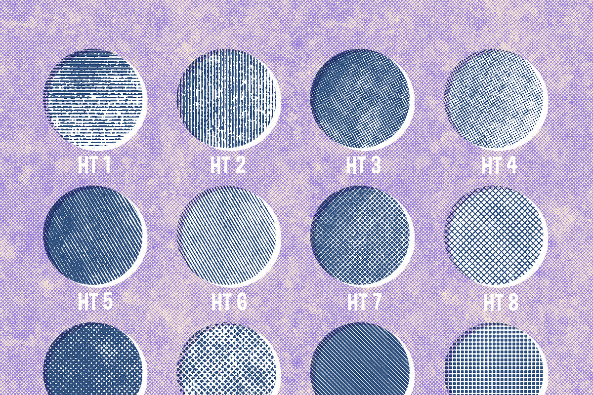 HALFTONE BRUSHES FOR PROCREATE preview 3