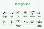 Greeny Bundle Illustration, an Illustration by Kawalan Studio (Thumbnail 3 of 6)