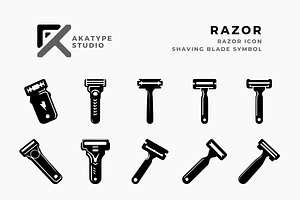 Razor Icon Vector, an Icon by Akatype Studio