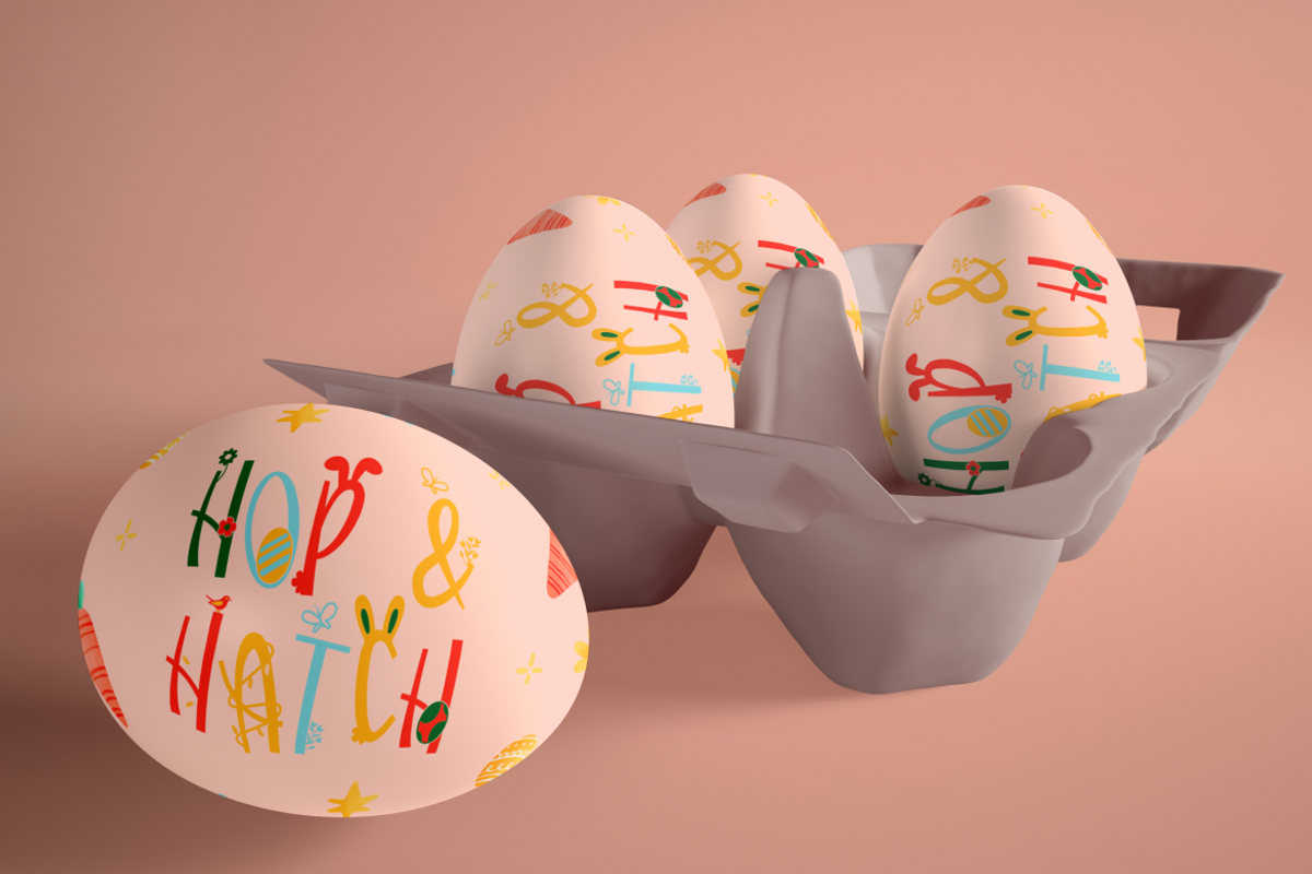 Spring Easter Spring Easter Font, a Font by PutraCetol Studio (Photo 3 of 11)
