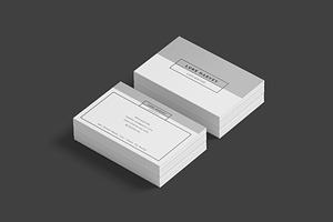 Minimalist Business Card No. 7