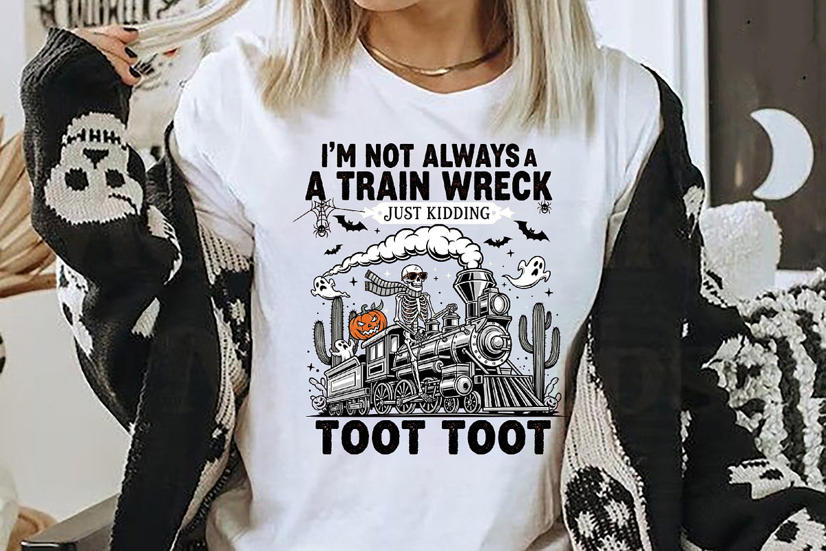Halloween I'm Not Always A Trainwrec, an Illustration by Rose Art (Photo 3 of 5)