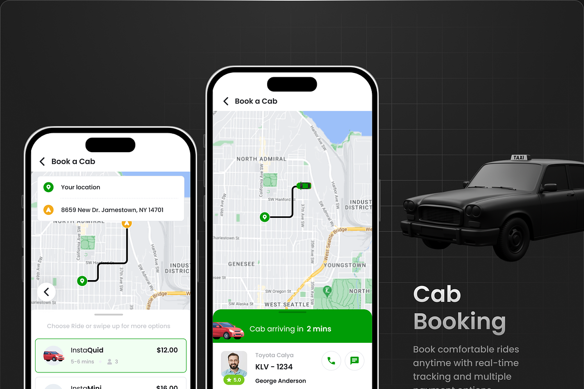 Multi Delivery & Cab App | DeliQ preview 5