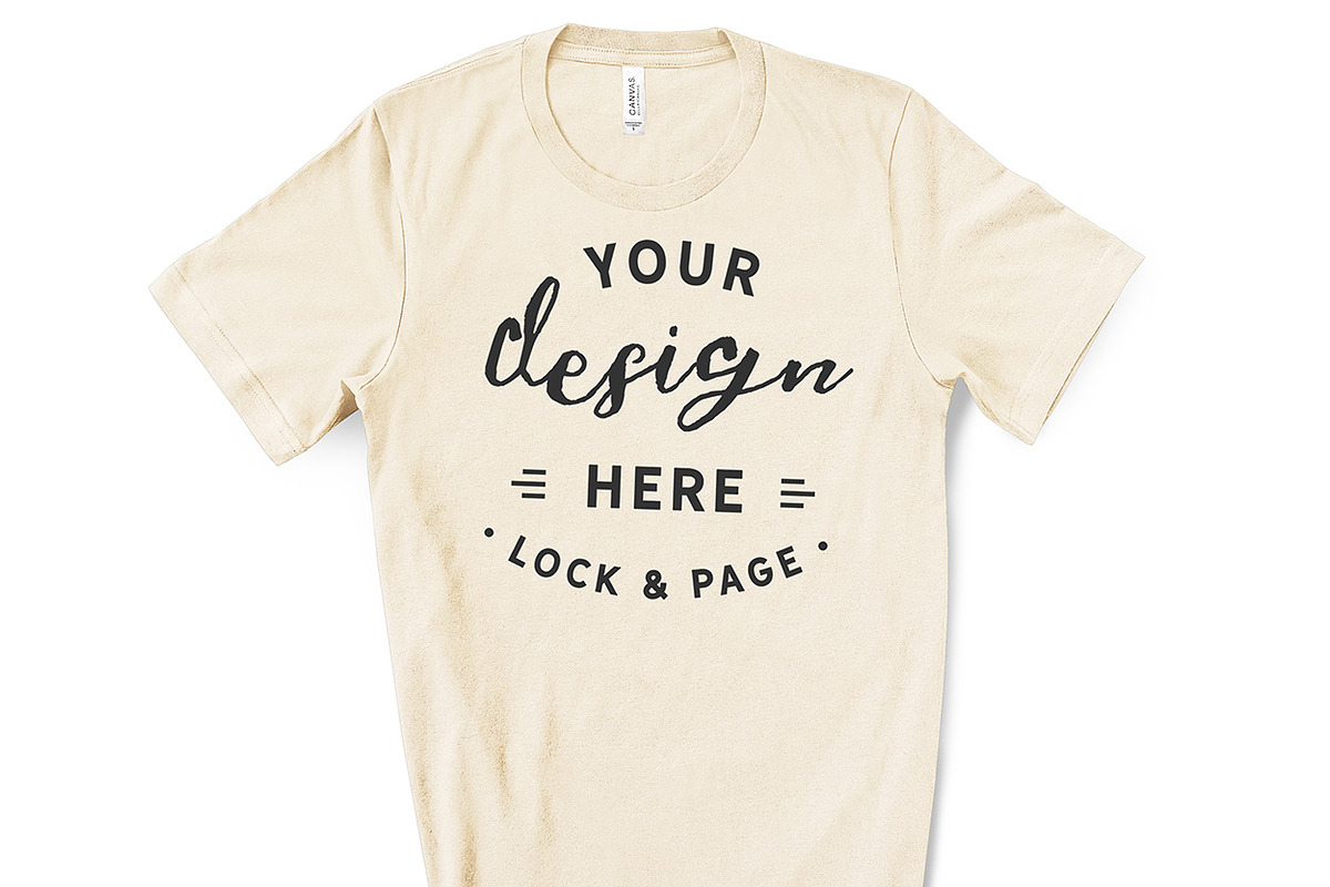 Male Bella Canvas 3001 Mockup Bundle, a Shirt Mockup by lock and page (Photo 7 of 60)