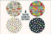 Vector set with cute robots, a Graphic by Purple Platypus (Thumbnail 2 of 7)