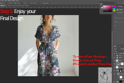 Maxi Dress Mockup, an Apparel Mockup by Nora Gad (Thumbnail 14 of 14)