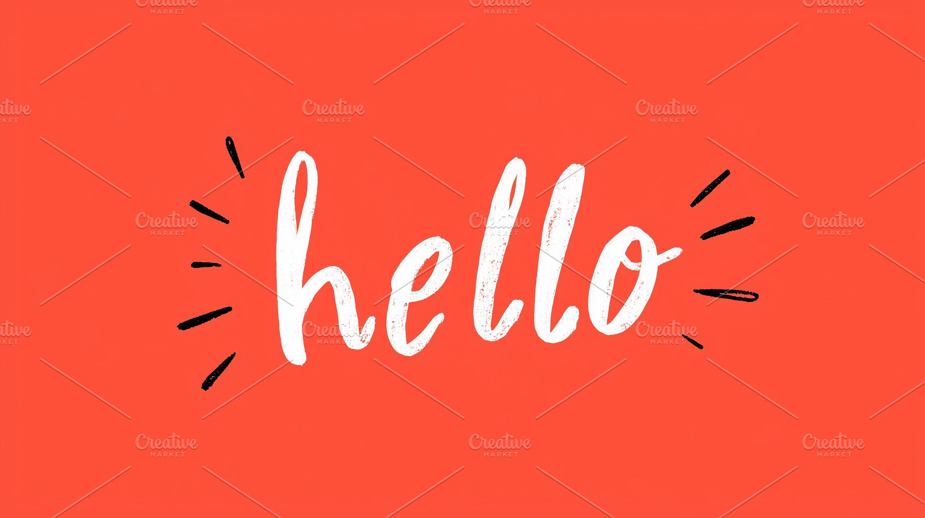 Modern hand drawn hello text, a Background Photo by MistyDay
