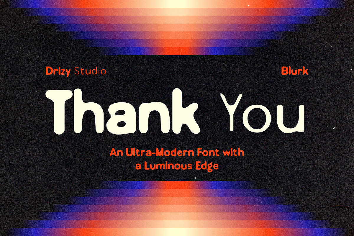 Blurk – Ultra Modern Font, a Sans Serif Font by Drizy (Photo 10 of 10)