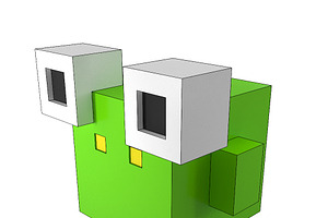 Voxel Frog