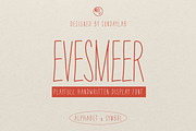 Evesmeer Handwritting Typeface, a Handwritten Font by Sundaylab (Thumbnail 1 of 5)
