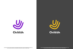 Child Hand Care Logo Design Icon, a Branding & Logo Template by Morvana Crew