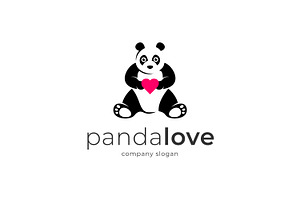 Panda Love Logo