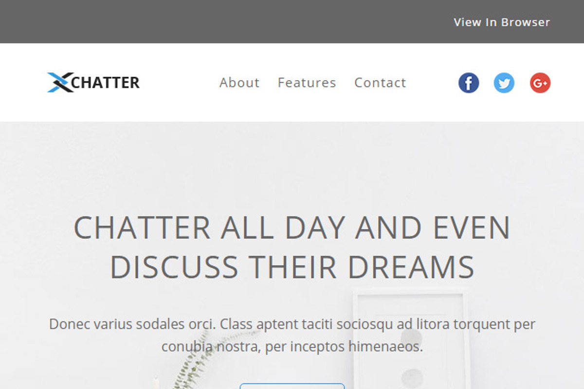 Chatter - Responsive Email Template, an Email Template by Pennyblack ...