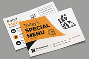 Special Food Restaurant Postcard, a Card Template by MightyDesign (Thumbnail 2 of 8)