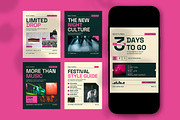 Music Festival Social Media, a Social Media Template by Pitchlook.Studio (Thumbnail 3 of 3)
