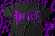 AZAROX DEATH METAL FONT, a Blackletter Font by Fonday Studio (Thumbnail 5 of 9)