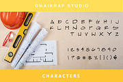 Architectype | Architect's Sidekick, a Script Font by Omaikraf Studio (Thumbnail 6 of 6)