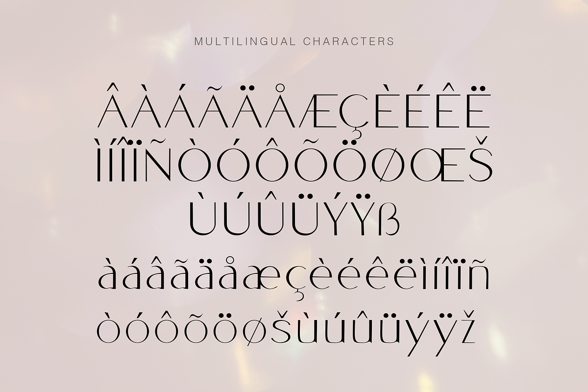 Gabrieli - Fancy Modern Sans Display, a Sans Serif Font by Cloverons (Photo 12 of 14)