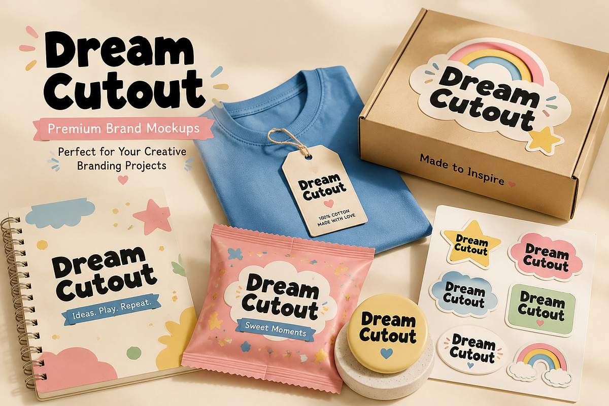 Dream Cutout, a Slab Serif Font by Wow Magic (Photo 2 of 4)