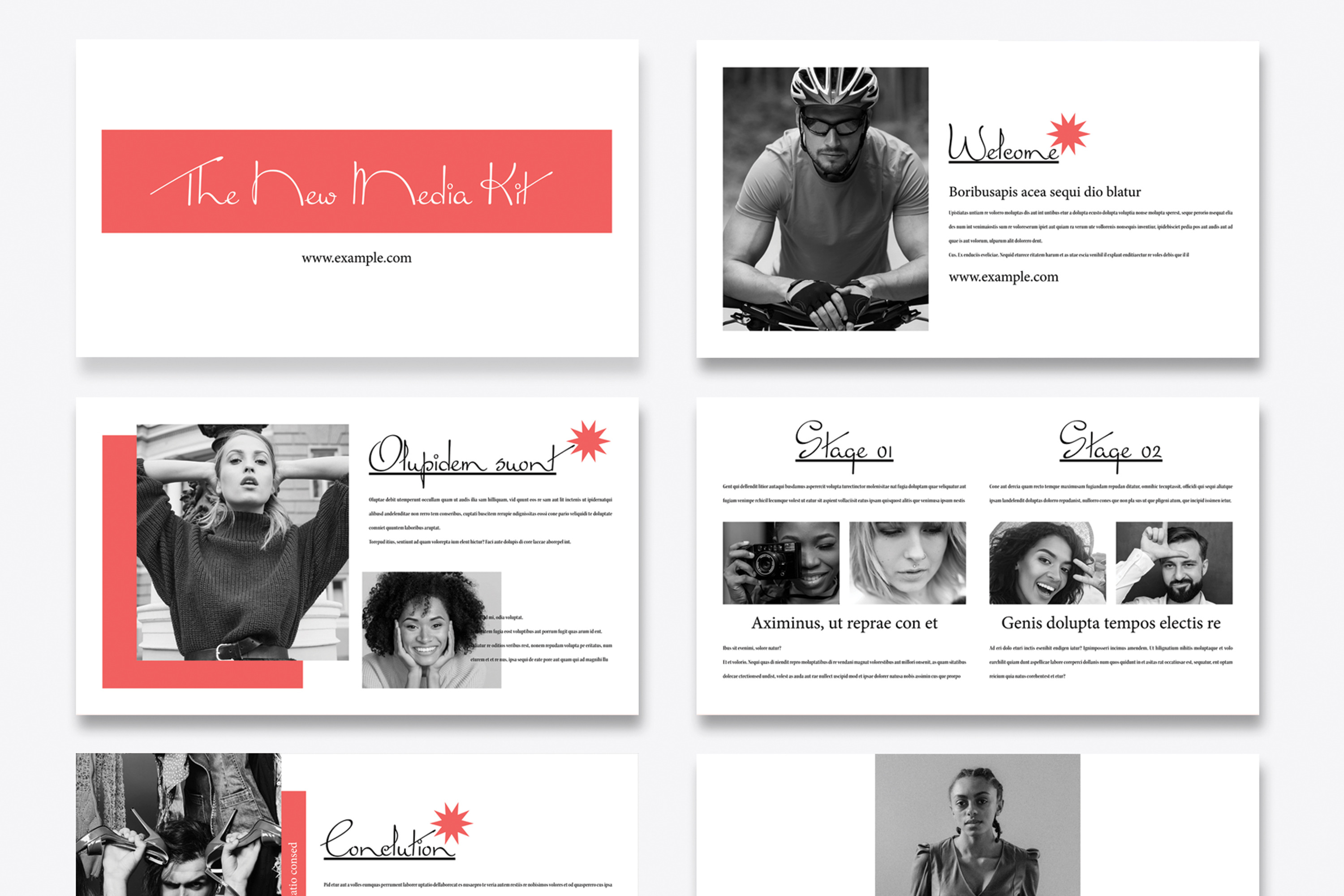 Media kit presentation Template Creative Market