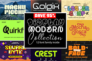 Display Modern - Bundle Font, a Font by RagamKata (Thumbnail 1 of 5)