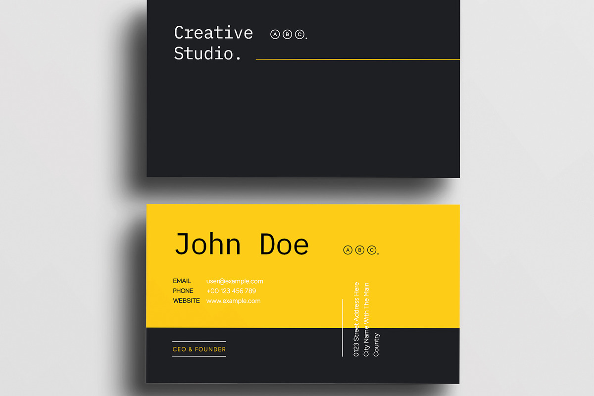 Business Card Template, a Business Card Template by MightyDesign (Photo 3 of 6)