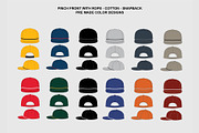 Hat Template - Pinch Hat, a Hat Mockup by Template Haven (Thumbnail 4 of 8)