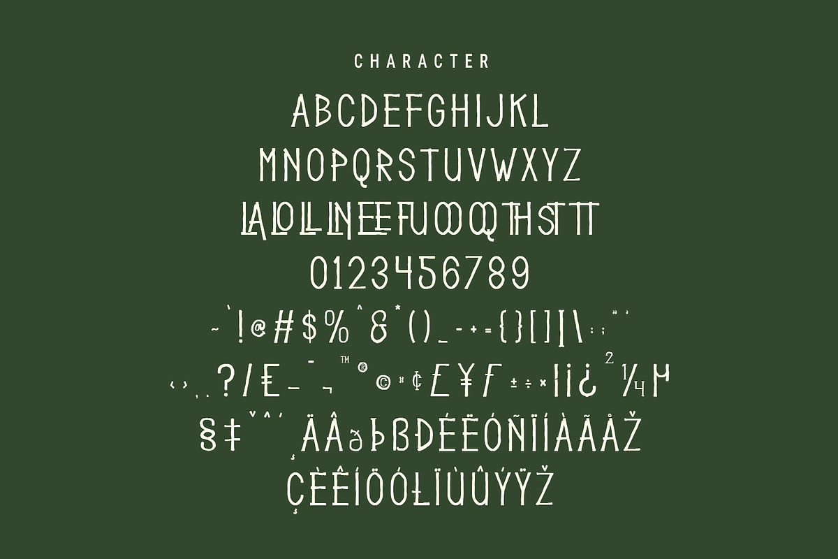 Waqfuio Decorative Display Font, a Sans Serif Font by Maulana Creative (Photo 6 of 7)