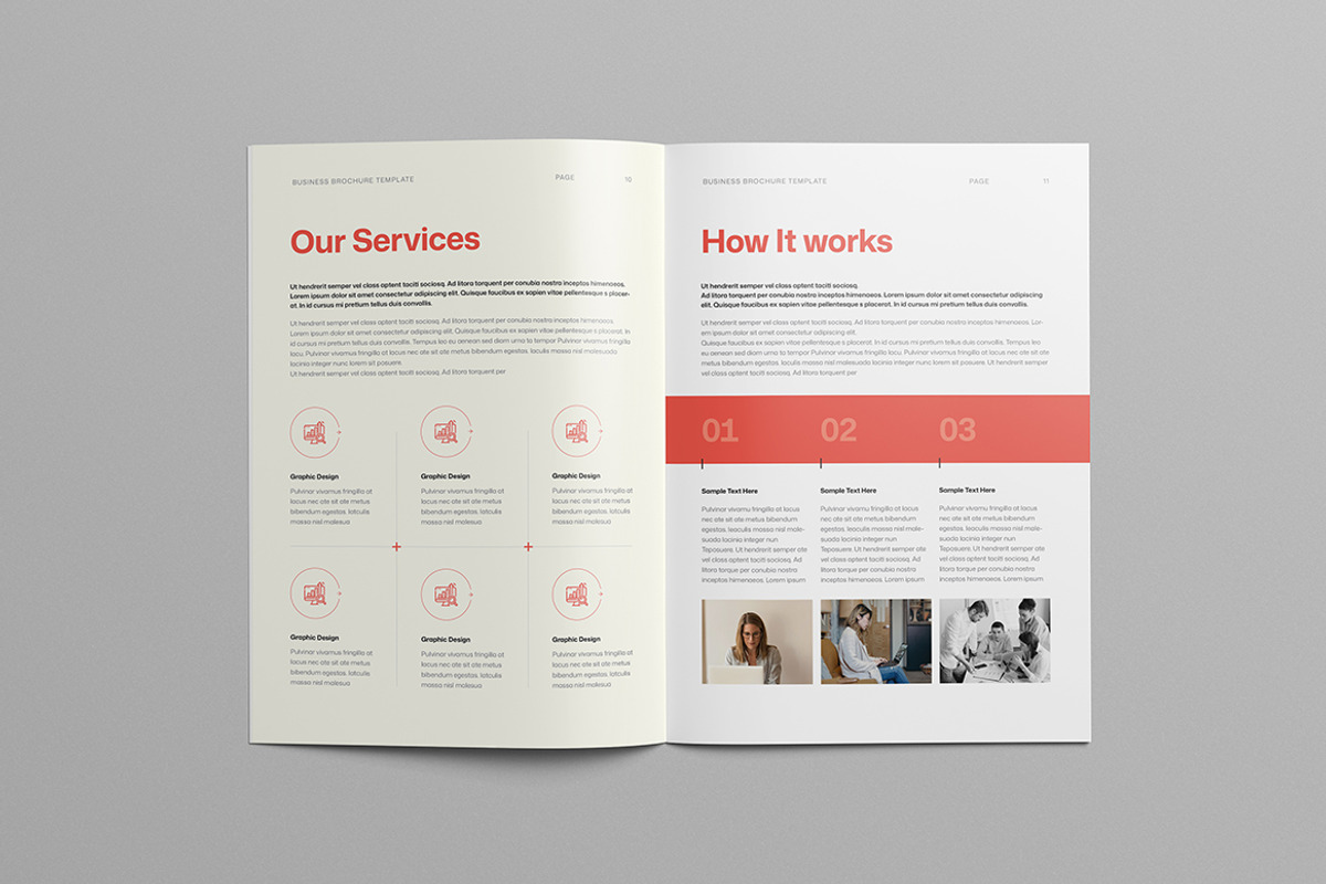 Business Brochure Template | Word, a Brochure Template by HiveArts (Photo 6 of 9)
