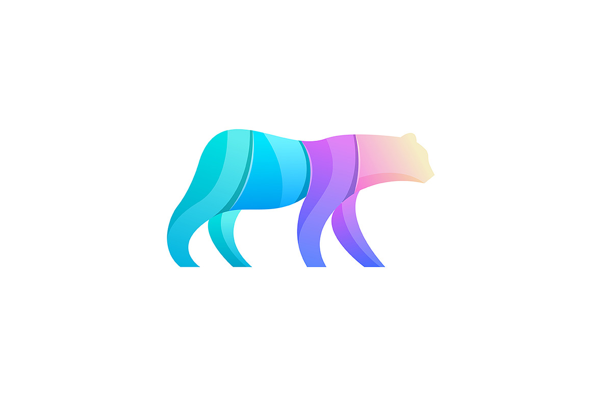 Vector logo bear colorful, a Branding & Logo Template by Syaeful Anas (Photo 4 of 6)