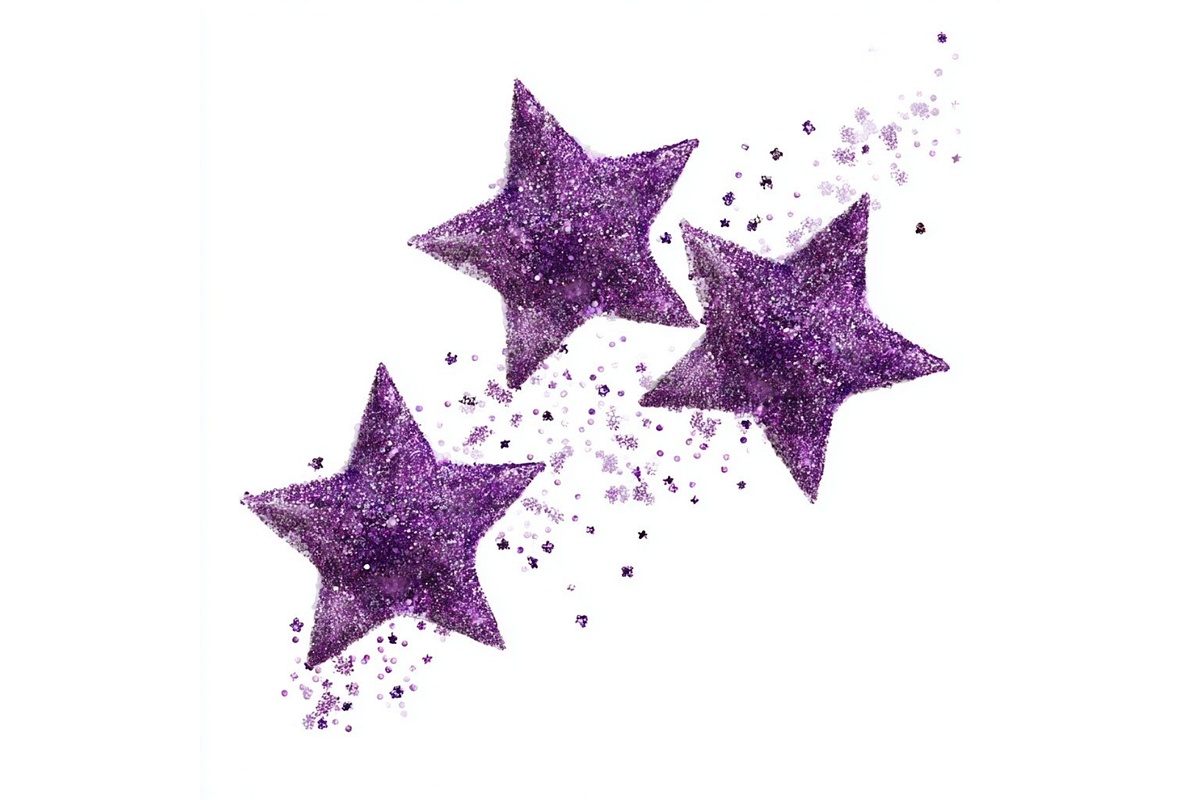 Prompt Star Glitter Clipart, a Decorative Illustration by Creative design (Photo 3 of 7)