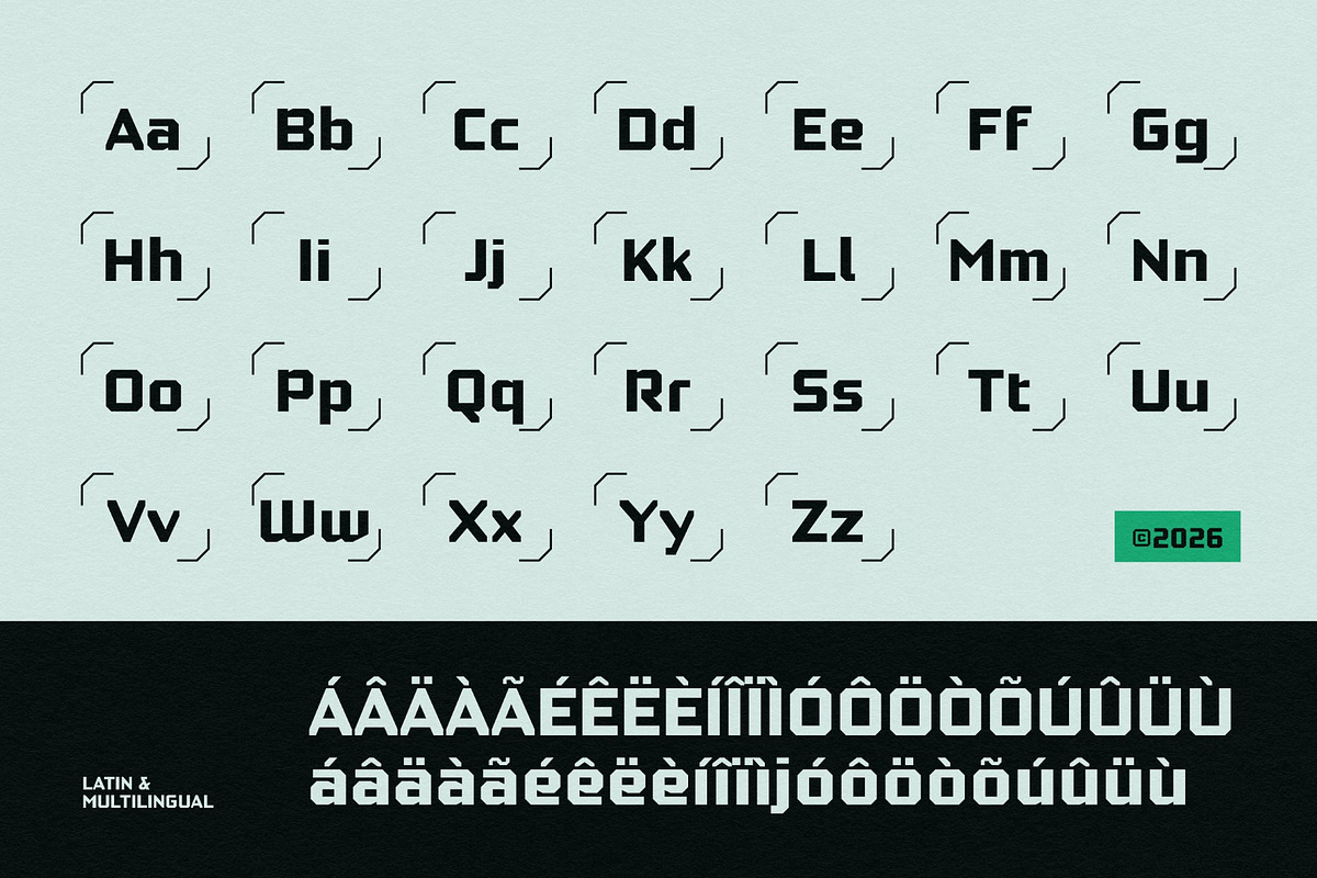 Sci-Fier Code, a Sans Serif Font by graphicook (Photo 3 of 10)