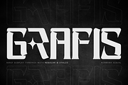 Grafis Techno - Branding Logo Font, a Serif Font by Nirmana Visual (Thumbnail 1 of 9)