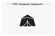 Camping Tent Icons, a Solid Icon by Designfour (Thumbnail 5 of 7)