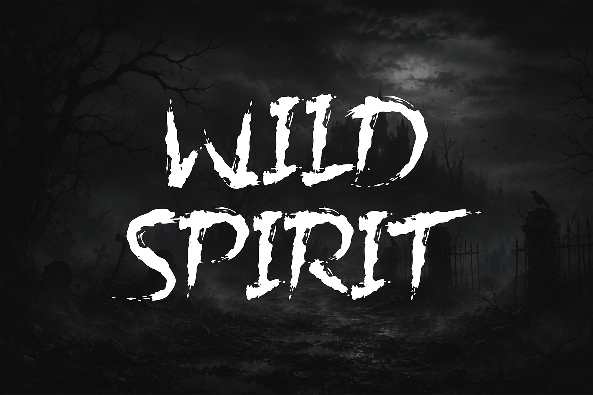 Morzeth-Horror Brush Display, a Handwritten Font by idealistudio (Photo 3 of 5)