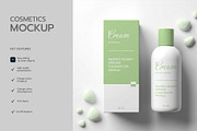 Cream Bottle Packaging Mockup, a Packaging Mockup by graphypix (Thumbnail 2 of 4)