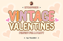 Vintage Valentines - Retro Font