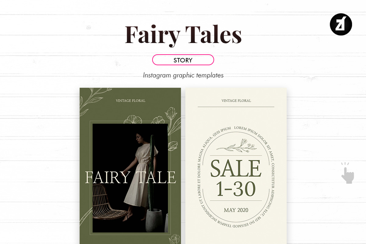Fairy tales social media template, a Social Media Template by Chanut is industries (Photo 5 of 11)