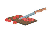 Cutting and grating vegetables set, a Food Illustration by Good Studio (Thumbnail 8 of 10)