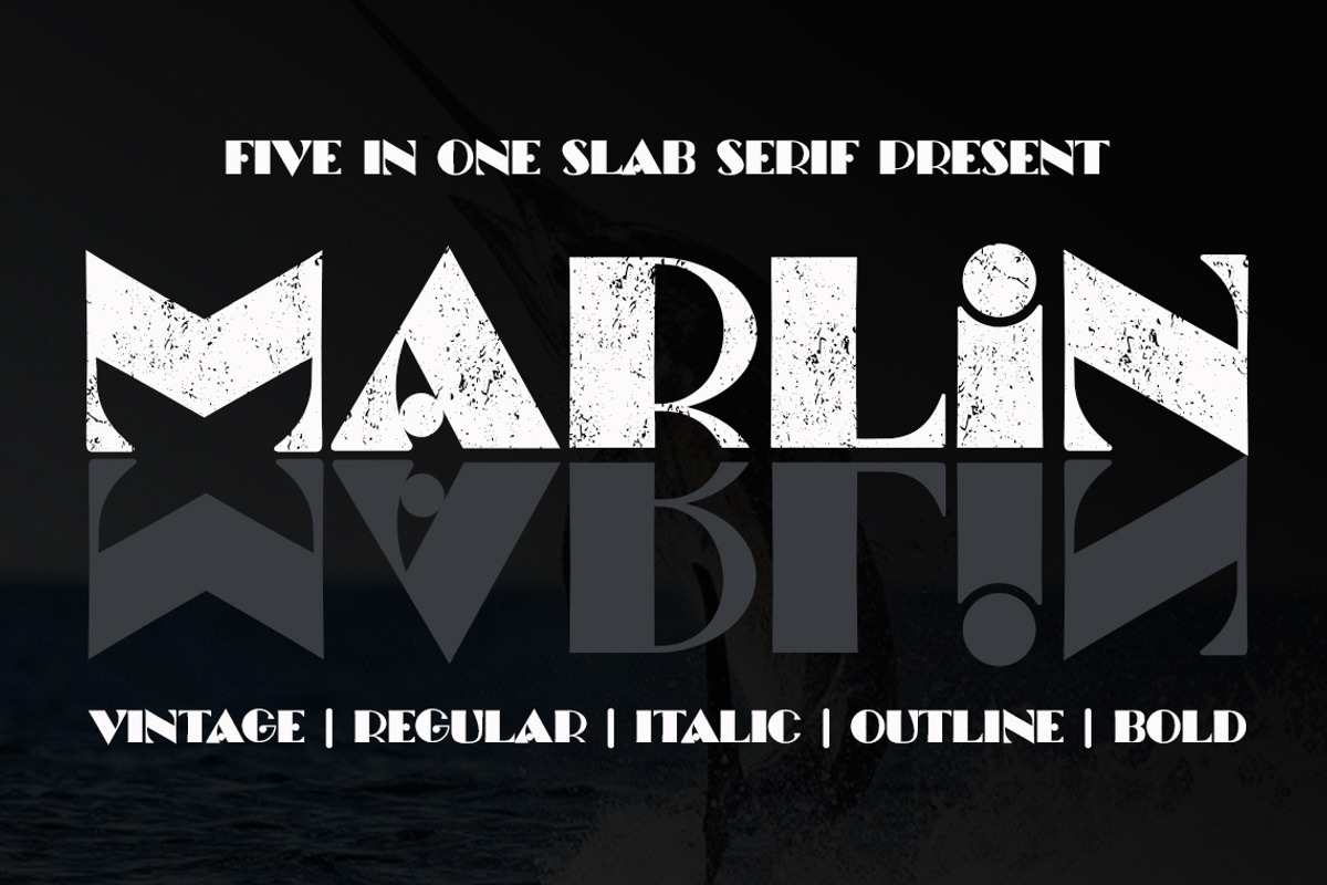 Marlin, a Slab Serif Font by rulihoki studio (Photo 1 of 5)