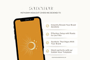 Golden Hour Highlight Covers, a Social Media Template by The Brand Alchemists (Thumbnail 3 of 9)