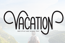 Vacation | Script Font