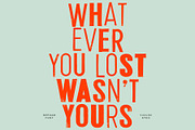 Bergam Font, a Sans Serif Font by vuuuds (Thumbnail 8 of 10)