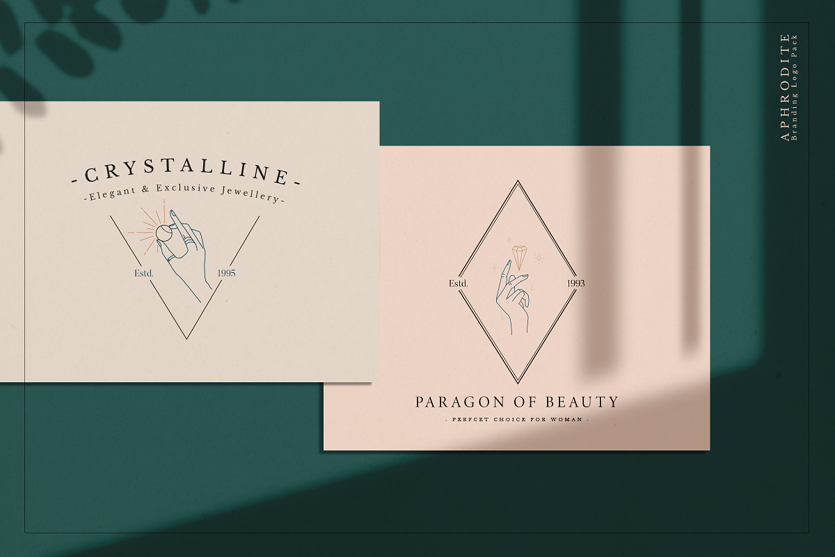 Aphrodite Branding Logos, a Branding & Logo Template by SNIPESCIENTIST (Photo 13 of 32)