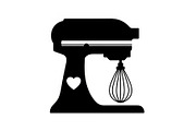 Kitchen Stand Mixer Silhouette Bundl, an Illustration by Gaye Art (Thumbnail 2 of 31)