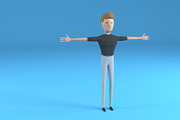 Male Character Chuck, a Characters & Person 3D Model by 3DTreatment (Thumbnail 2 of 6)